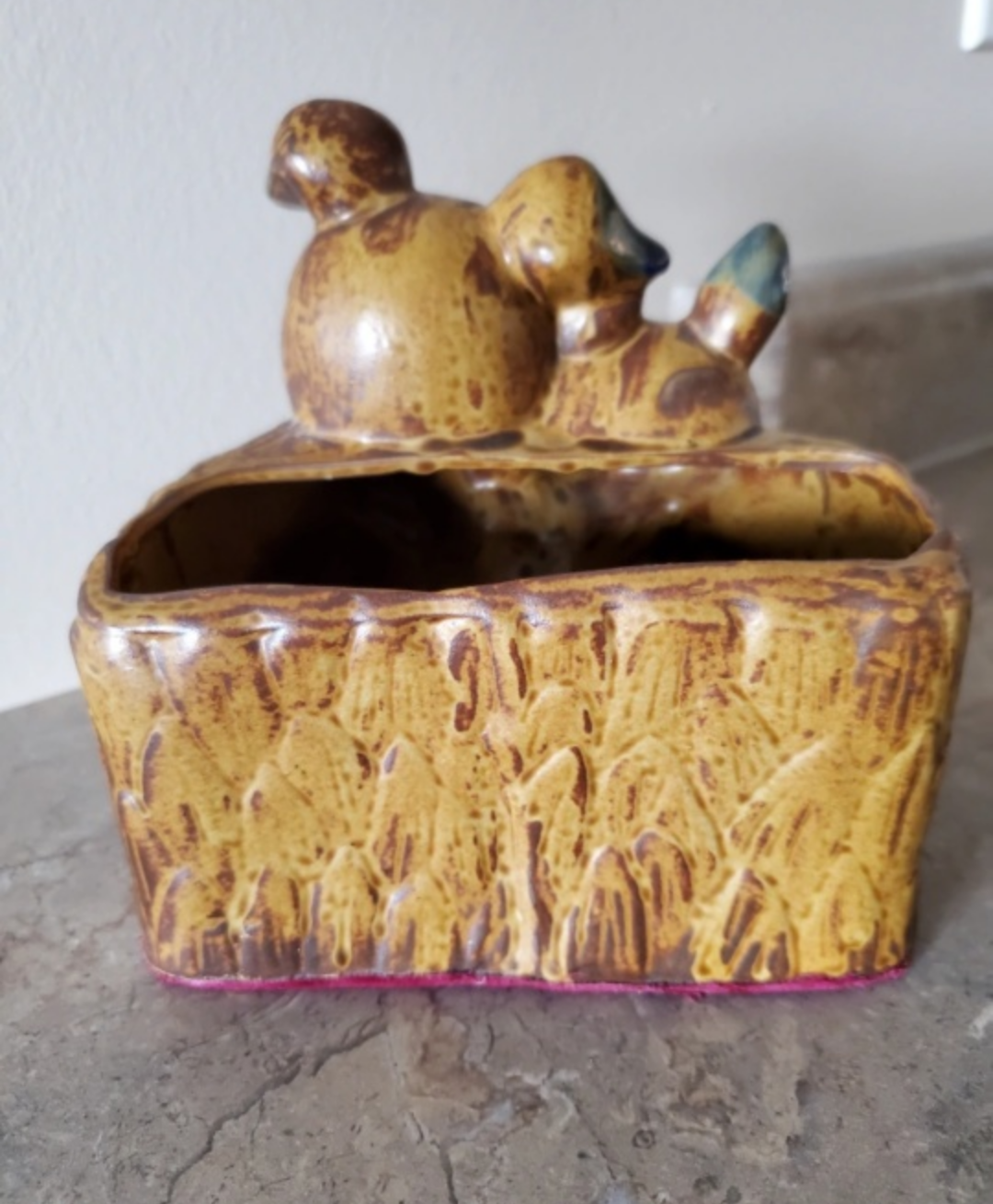 Vintage Ceramic Bunny Planter - photo 3
