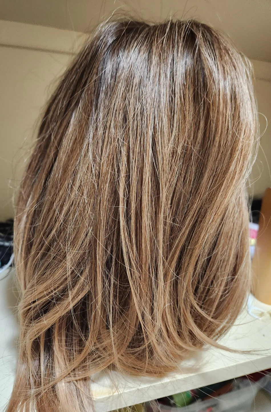 Brunette Wig with a Ponytail Wig Set image indicator(2)