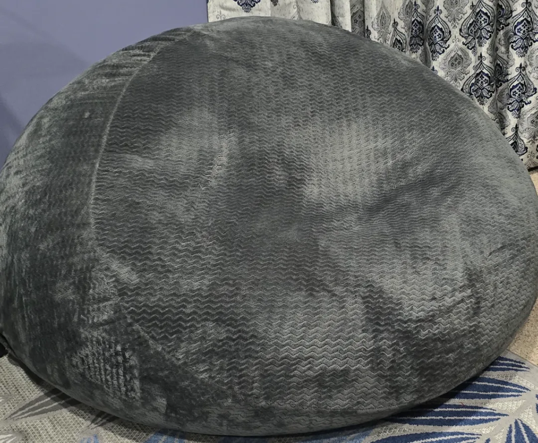 Large Gray Beanbag / Jumbo longer thumbnail