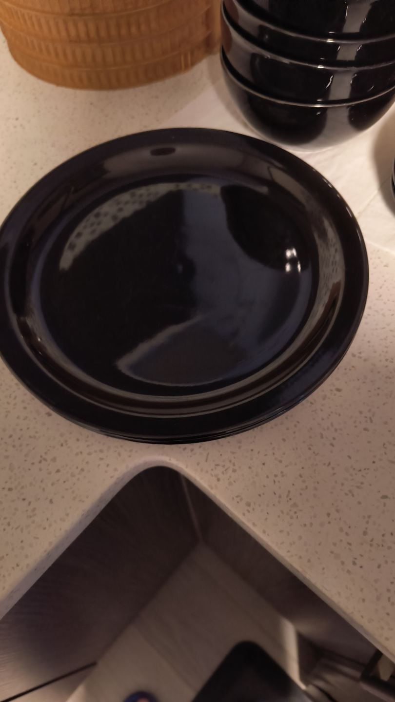 Black Dinnerware Set - Plates, Bowls, and Mugs