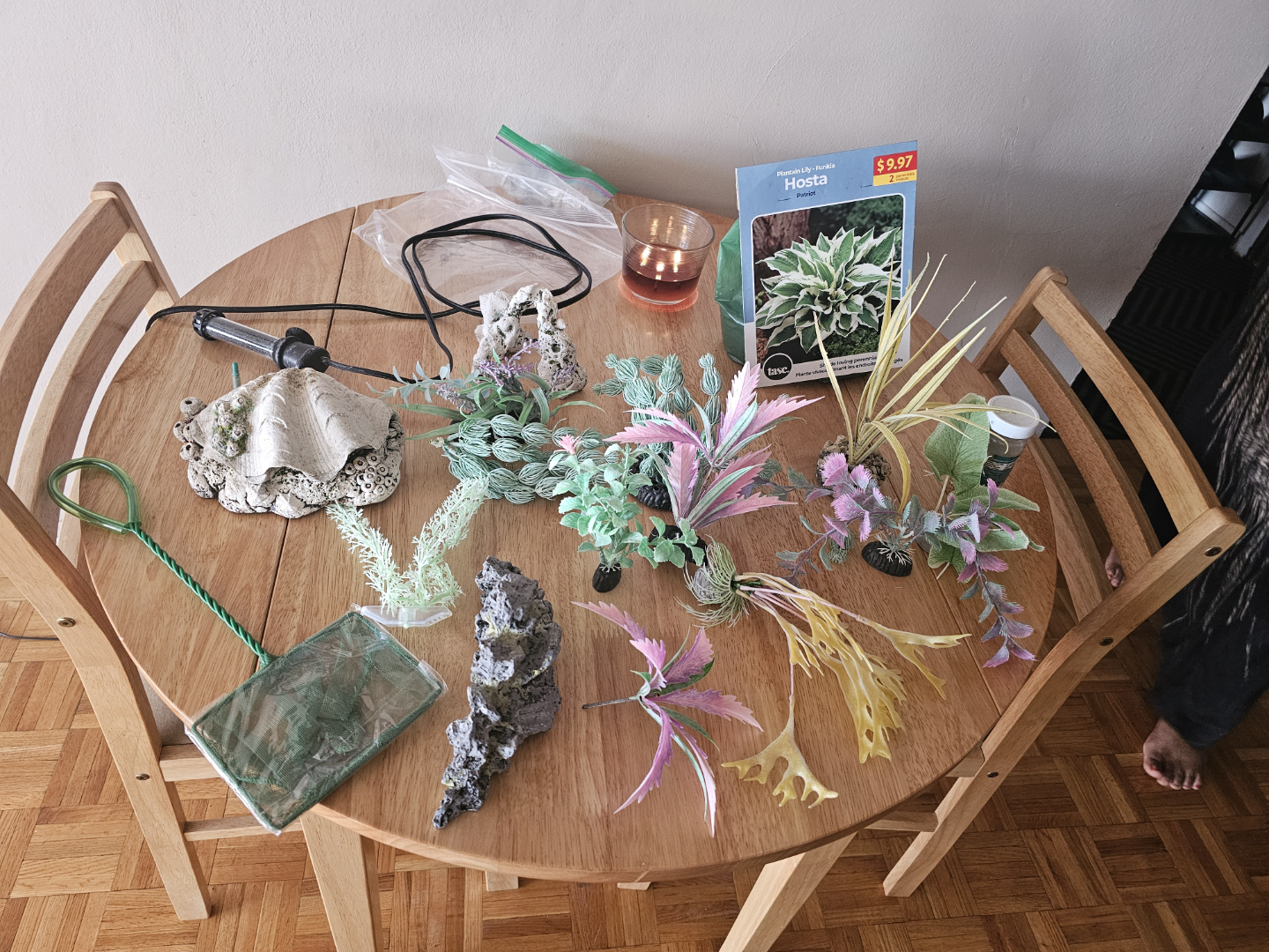 Fish Tank with Stand, Decorations, and Accessories - photo 5