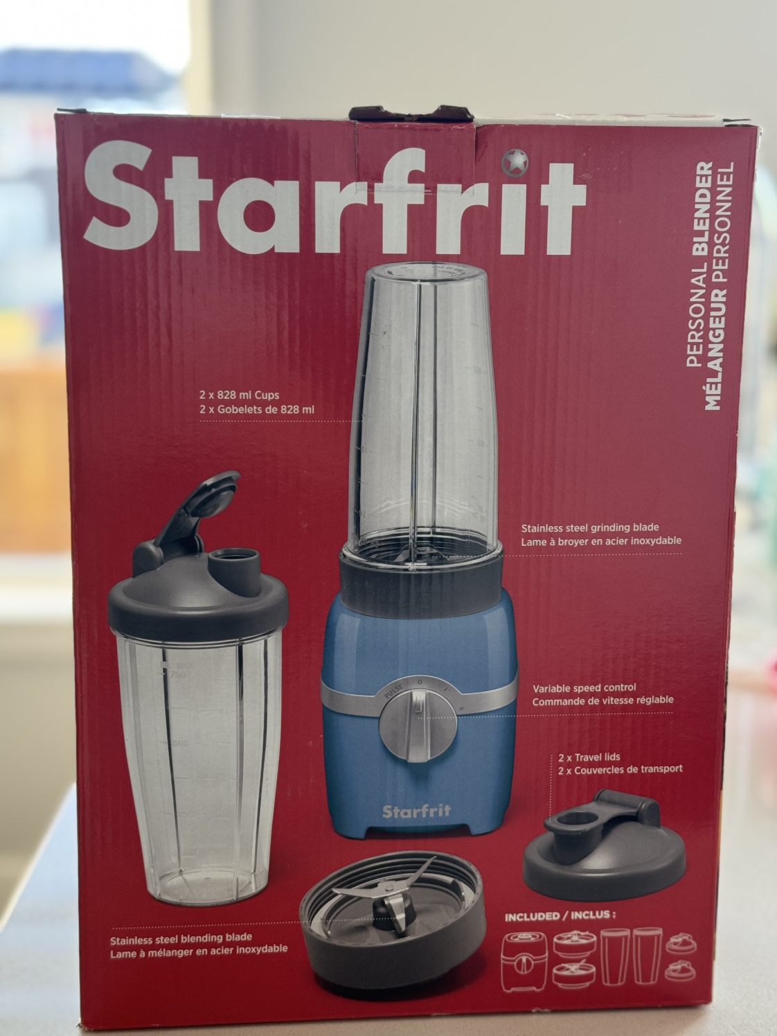 Starfrit Personal Blender with Two Cups