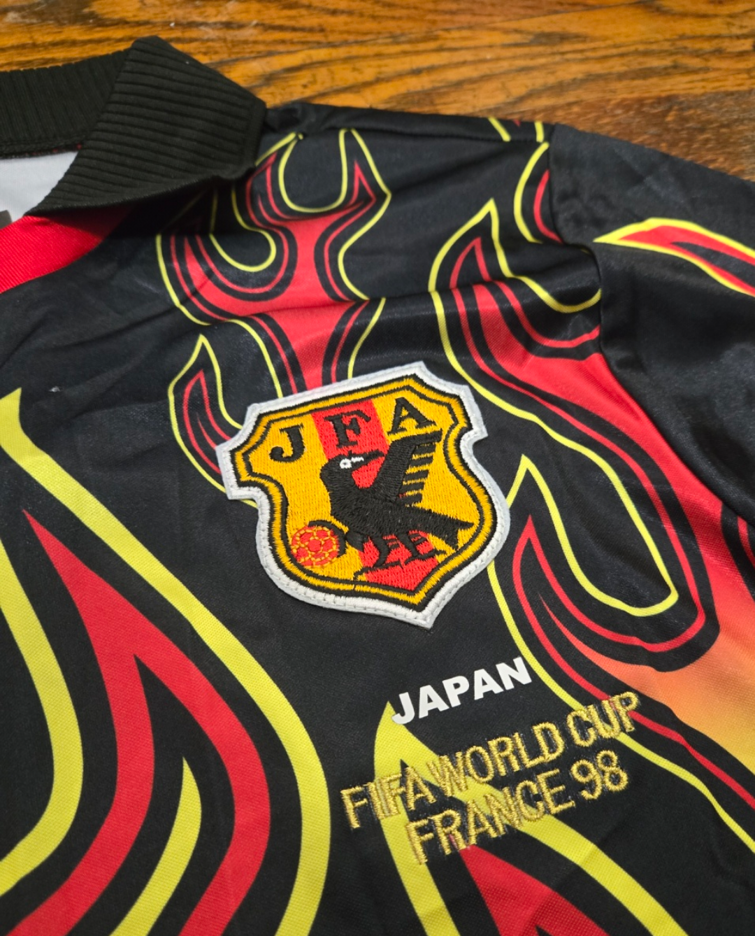 Japan 1998 World Cup Long Sleeve Jersey M - photo 3