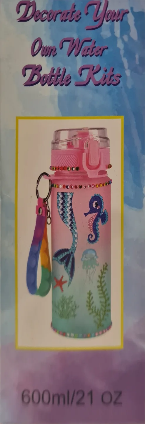 Decorate Your Own Water Bottle Kit - Unicorn & Mermaid Designs image indicator(2)