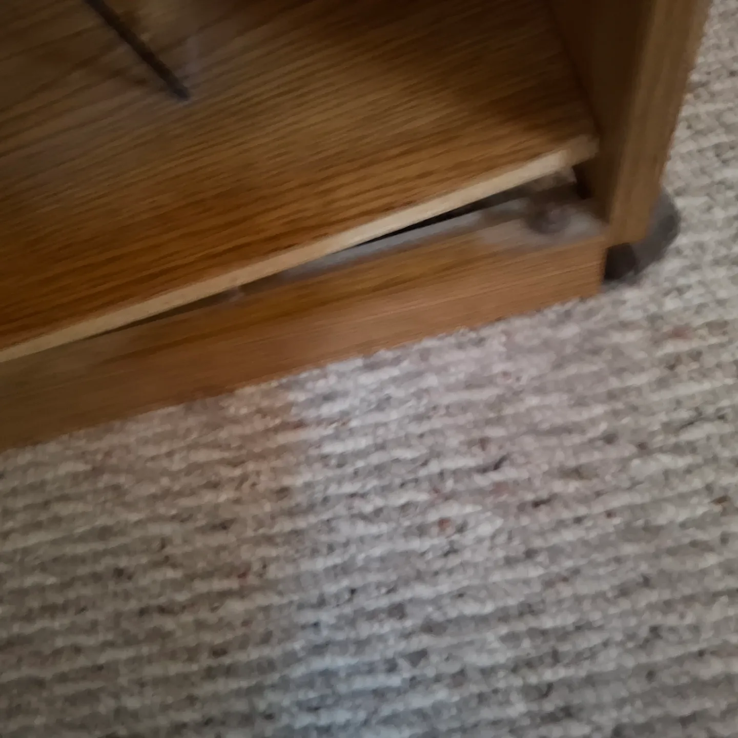 Wood cabinet on wheels image indicator(3)