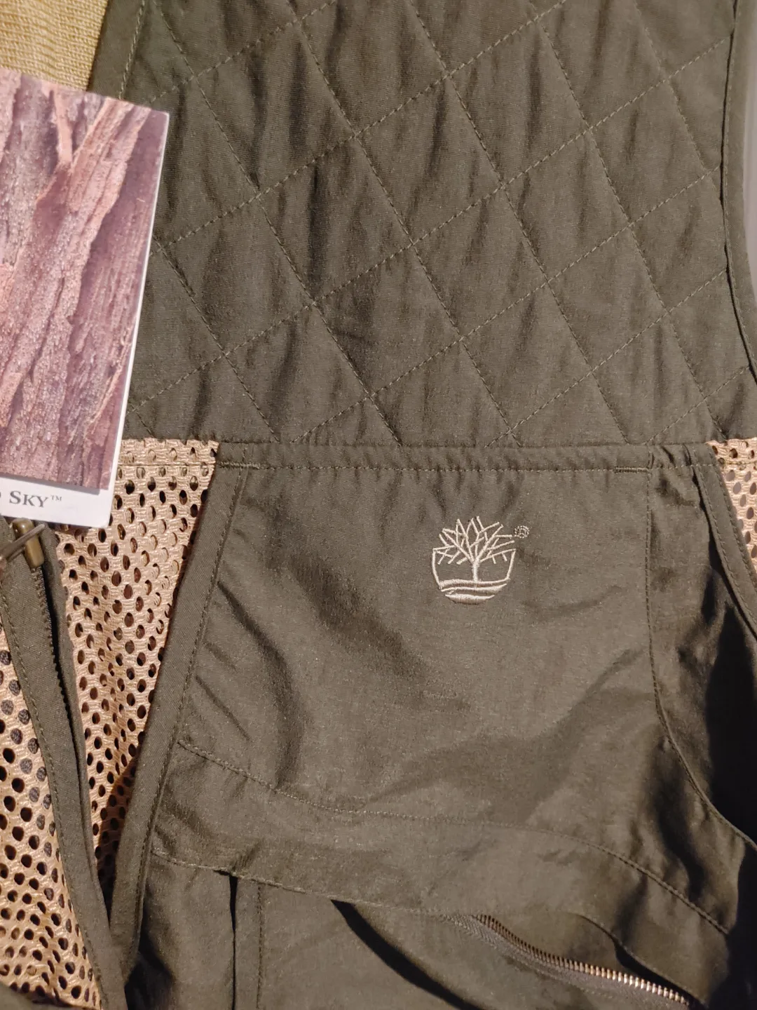 💚BRAND NEW TIMBERLAND HUNTING FISHING CASUAL VEST MENS L image indicator(2)