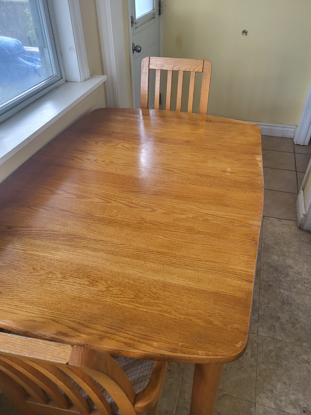Wooden Table and Chairs Set