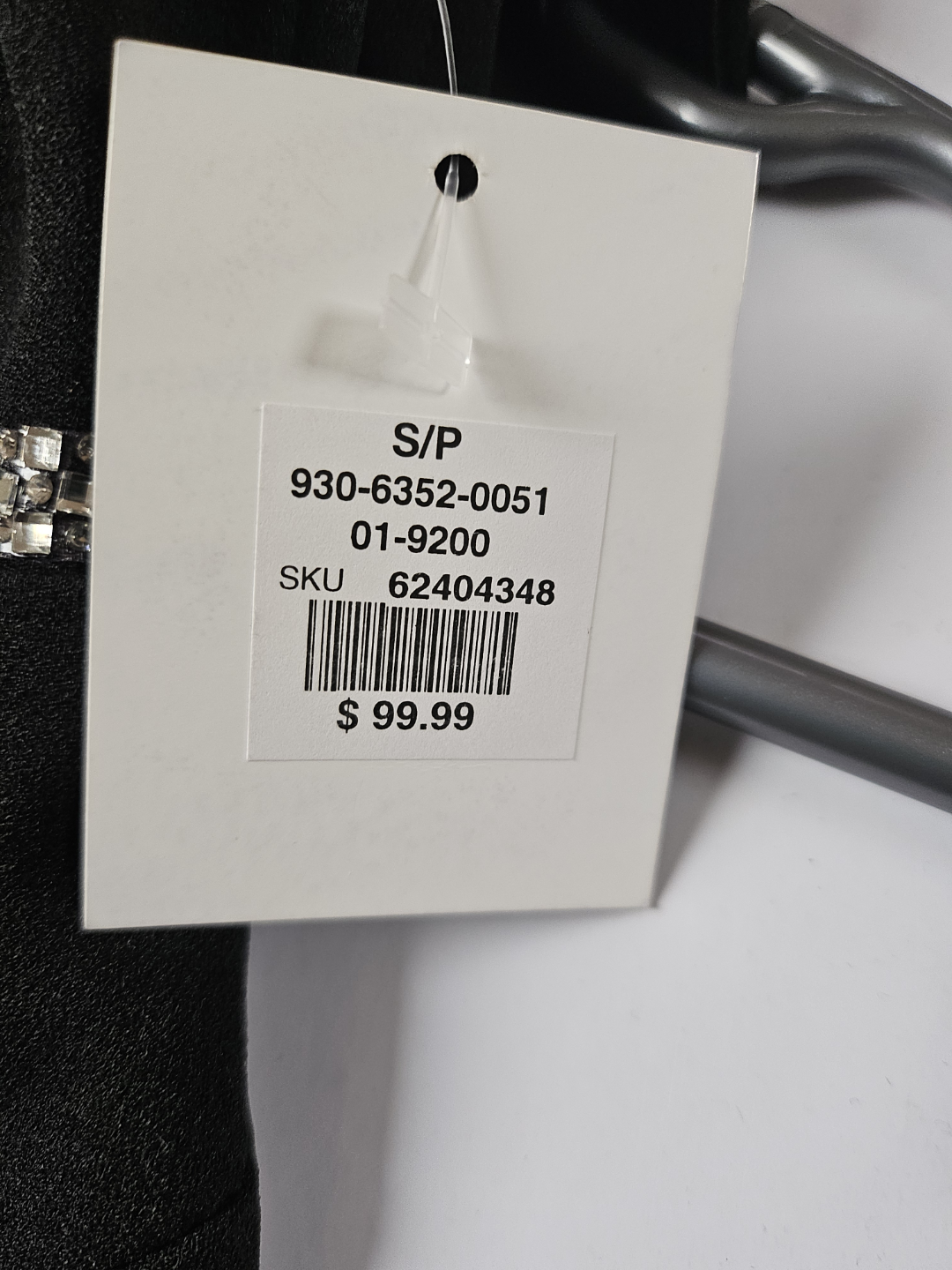 Black Sequin Detail Maxi Dress Size Small - photo 2