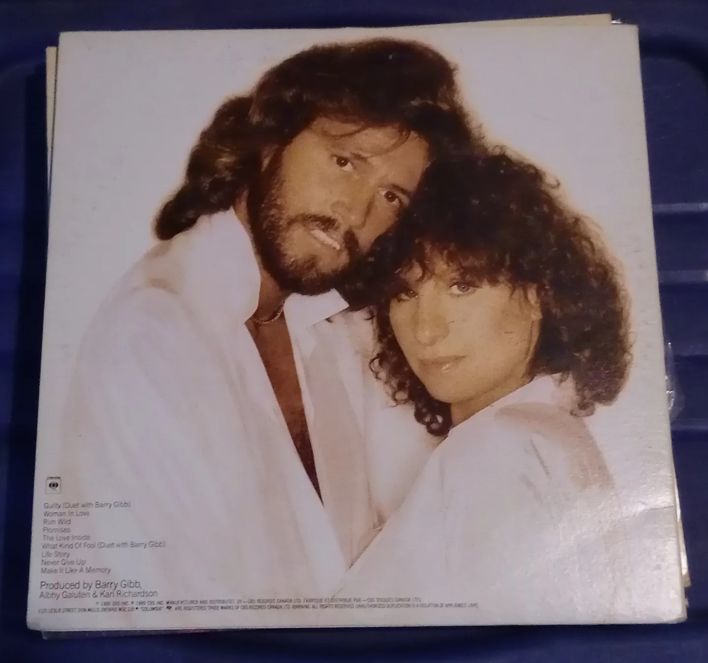 Barbra Streisand & Barry Gibb - Guilty Vinyl Record Album🧡 image indicator(2)