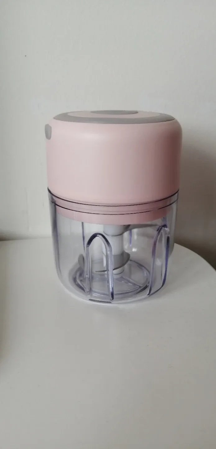 Portable Electric Food Chopper - Pink thumbnail