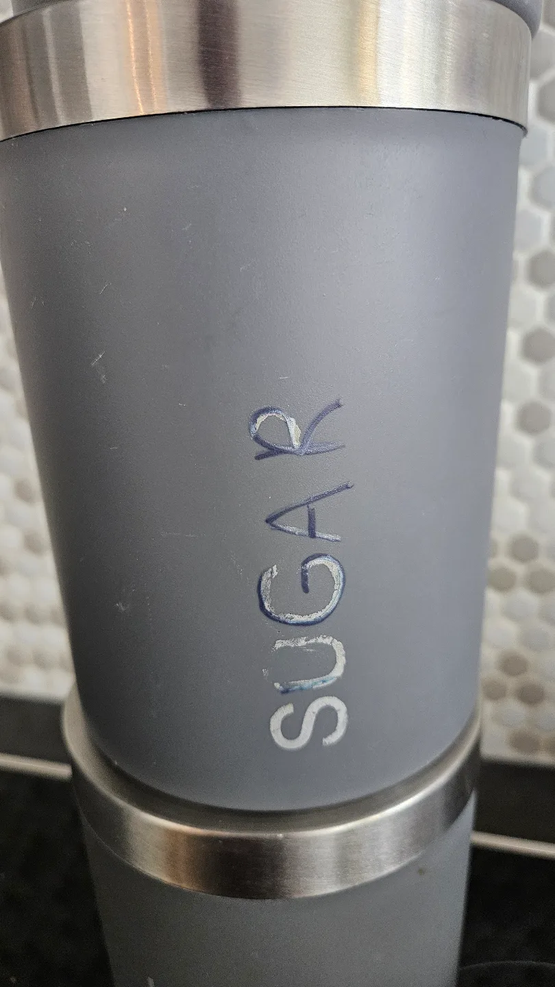 Grey Tea Coffee Sugar Canisters image indicator(4)