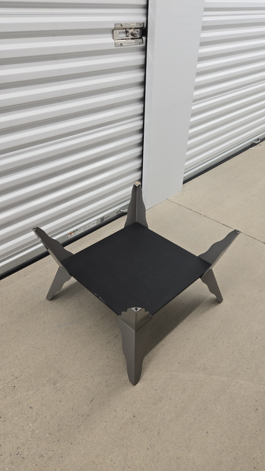 Glass Top Metal Side Table *FREE* Must go by Friday