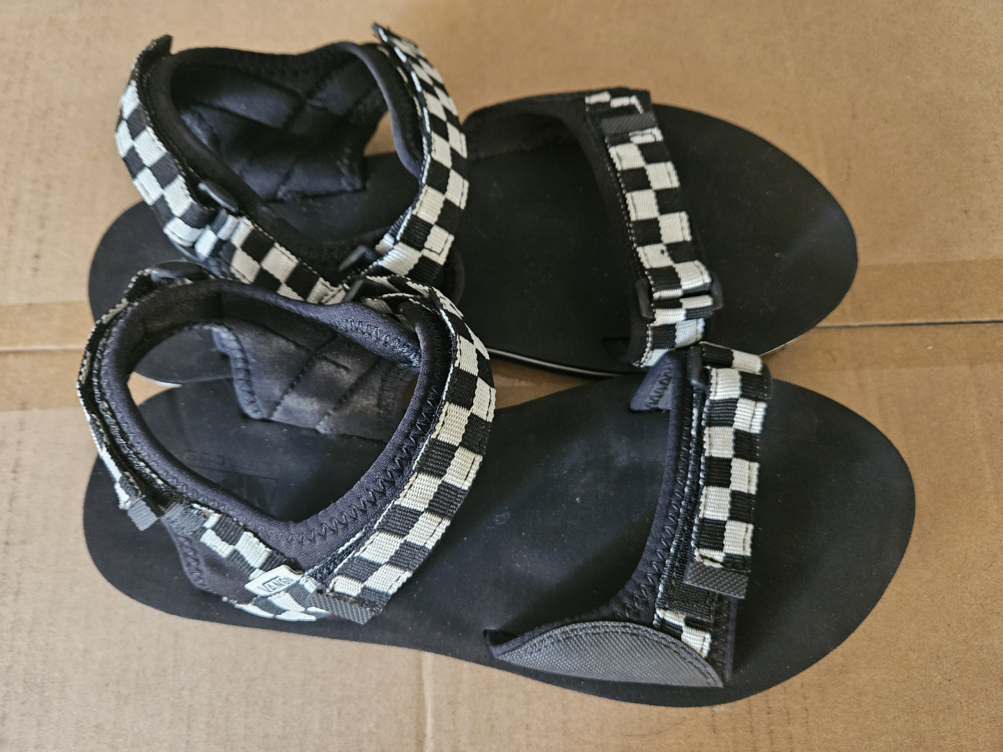 Vans checkered adjustable ladies sandals - photo 2