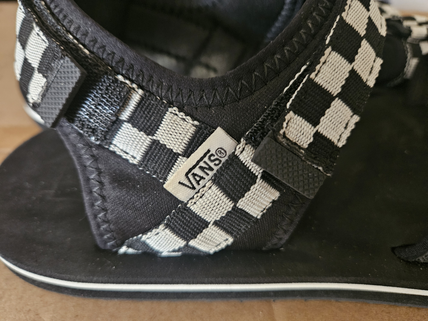 Vans checkered adjustable ladies sandals - photo 3