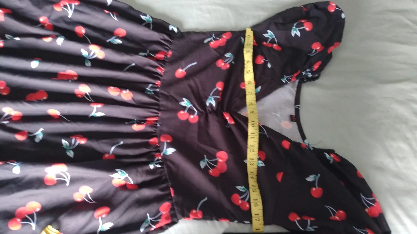 Adorable Cherry Print Summer Dress🏒 image indicator(2)