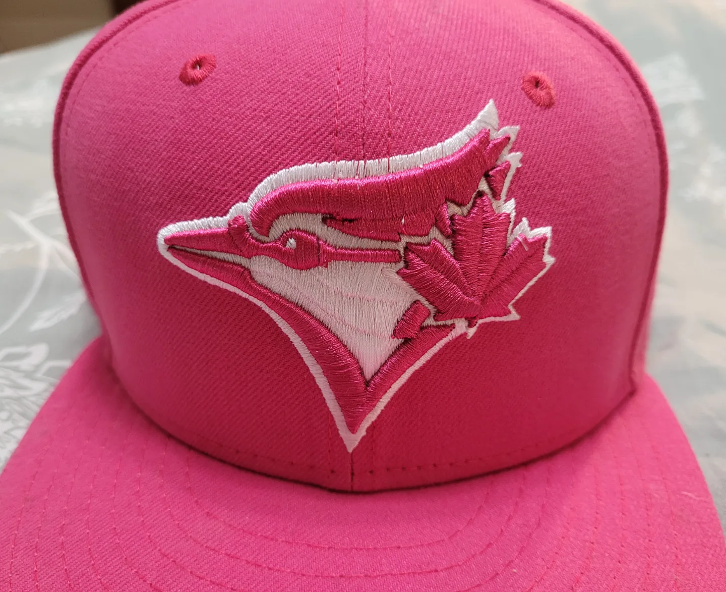 *Never Worn* Pink Toronto Blue Jays New Era 59Fifty Fitted Hat image indicator(2)