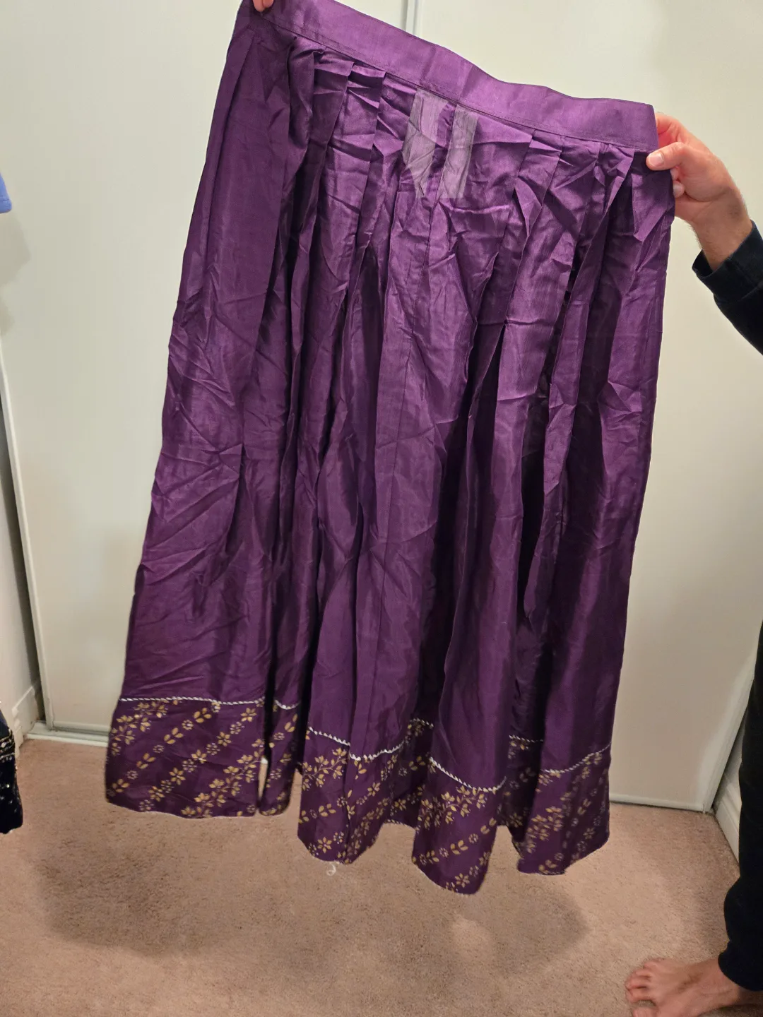 Pakistani Maria b designer shirt and lehenga fancy eid dress image indicator(3)