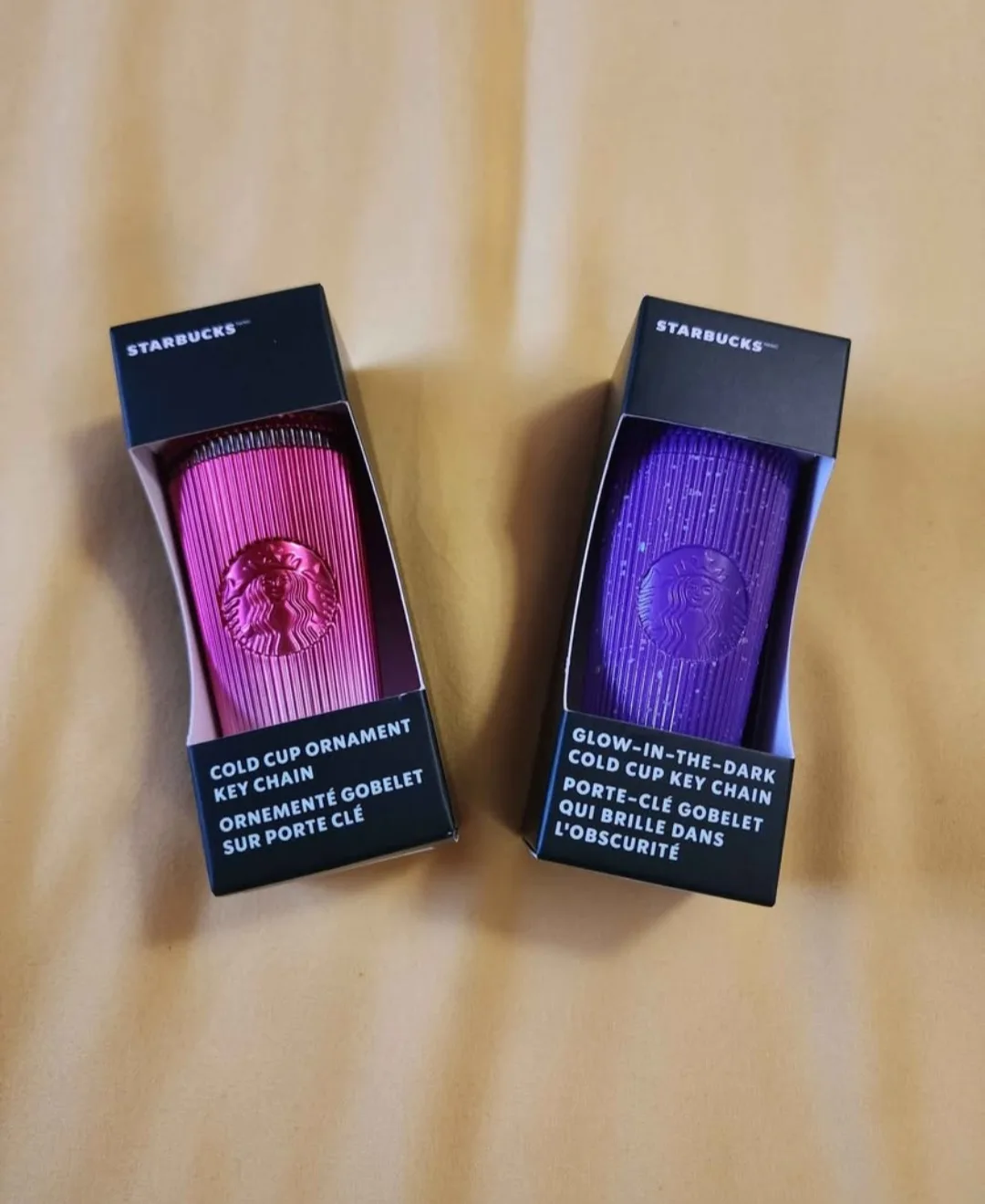 Collectible Starbucks Cold Cup Ornament Keychains thumbnail