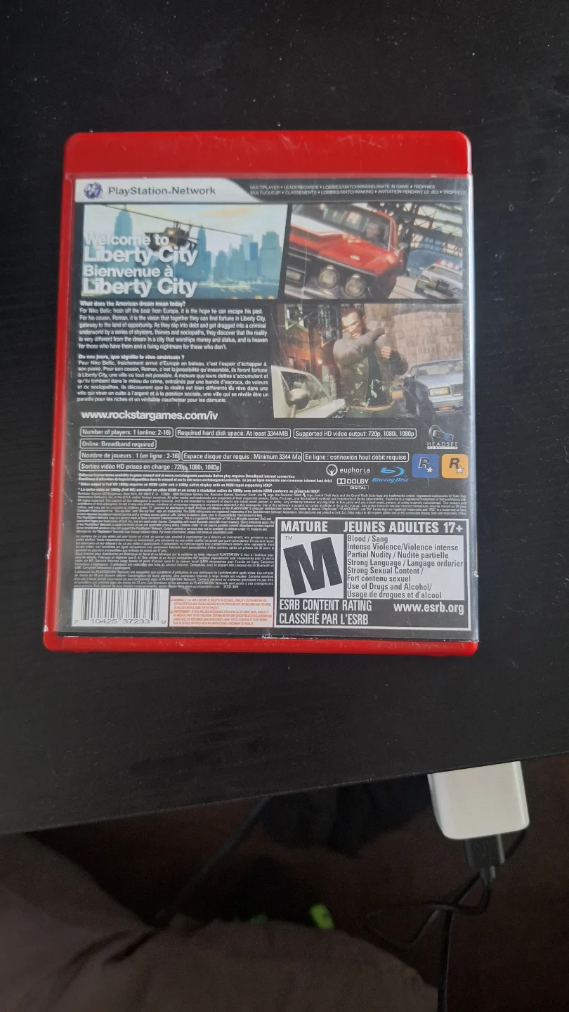 Grand Theft Auto IV GTA IV PlayStation 3 image indicator(3)