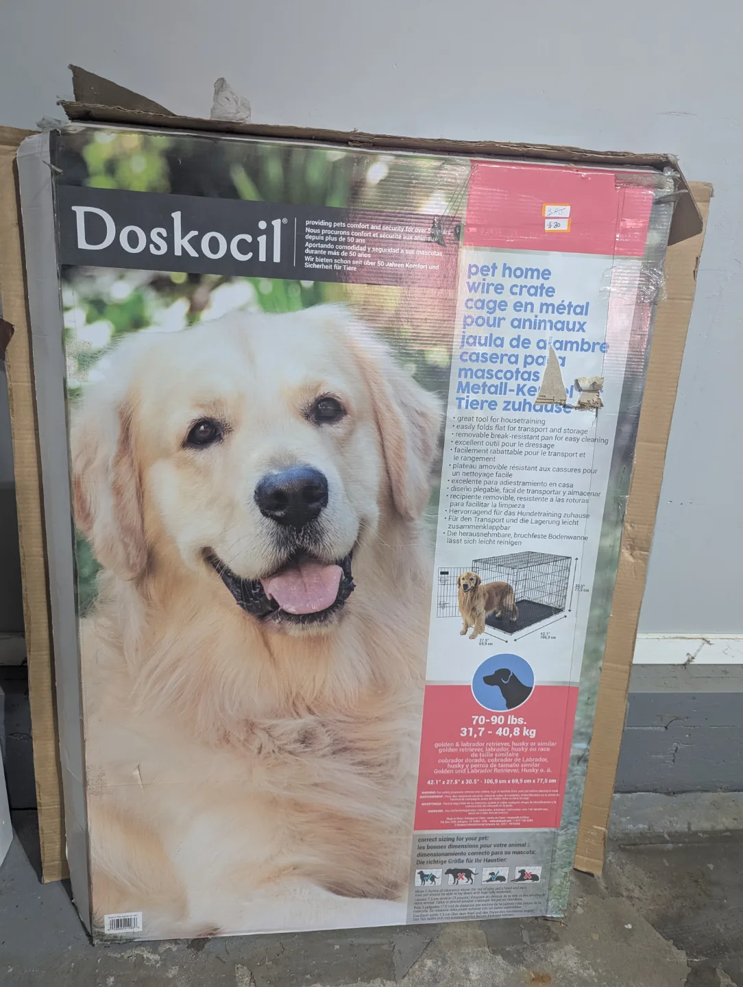 Doskocil Pet Home Wire Crate