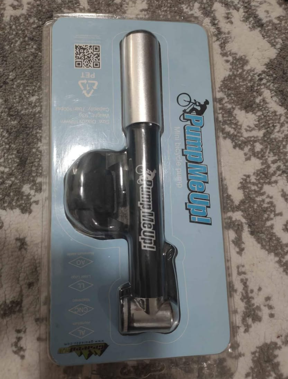 Mini Bicycle Pump by Pump Me Up! 💚 - photo 2
