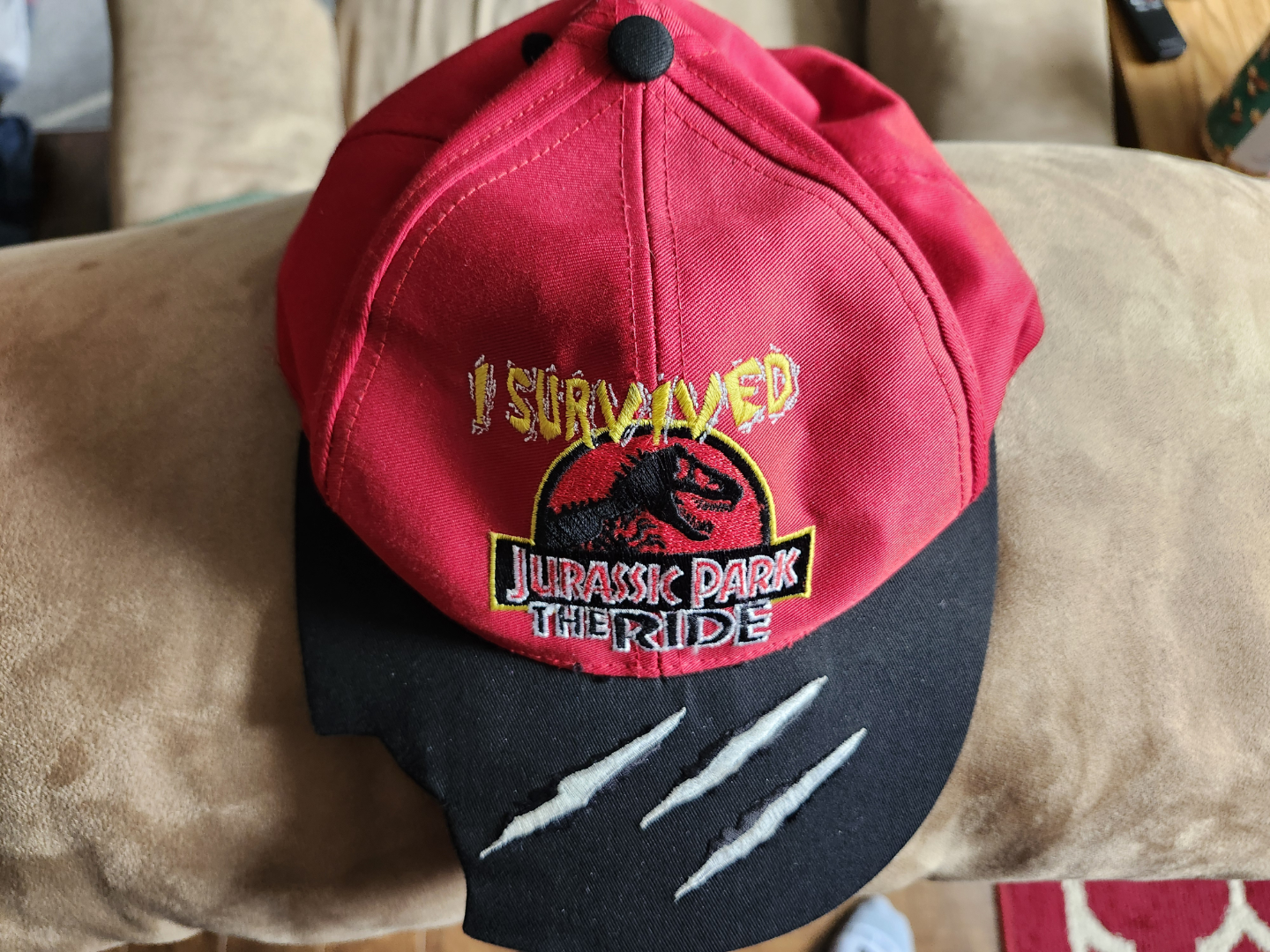Vintage Universal Studios Jurassic Park The Ride Hat circa '97