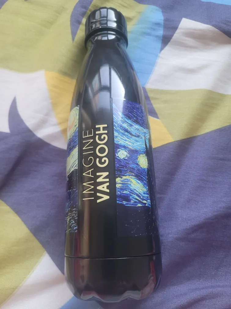 Imagine Van Gogh Water Bottle thumbnail