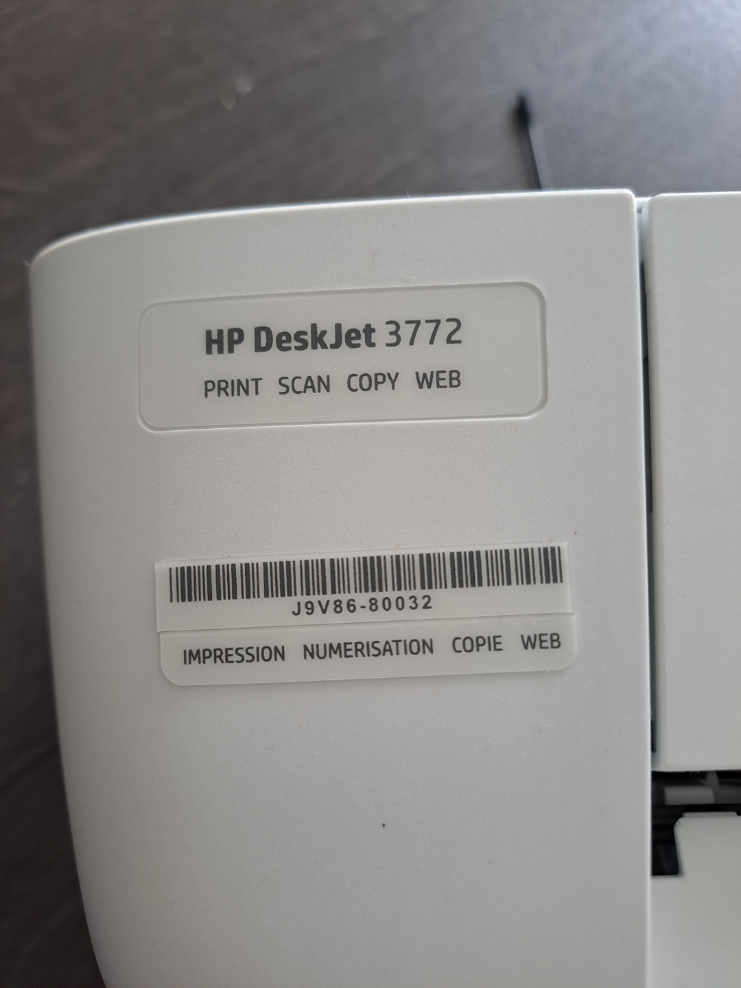 HP DeskJet 3772 All-in-One Printer - photo 3