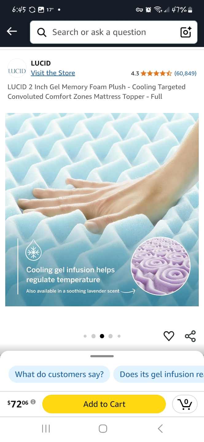 Full sized cooling mattress pad - photo 3
