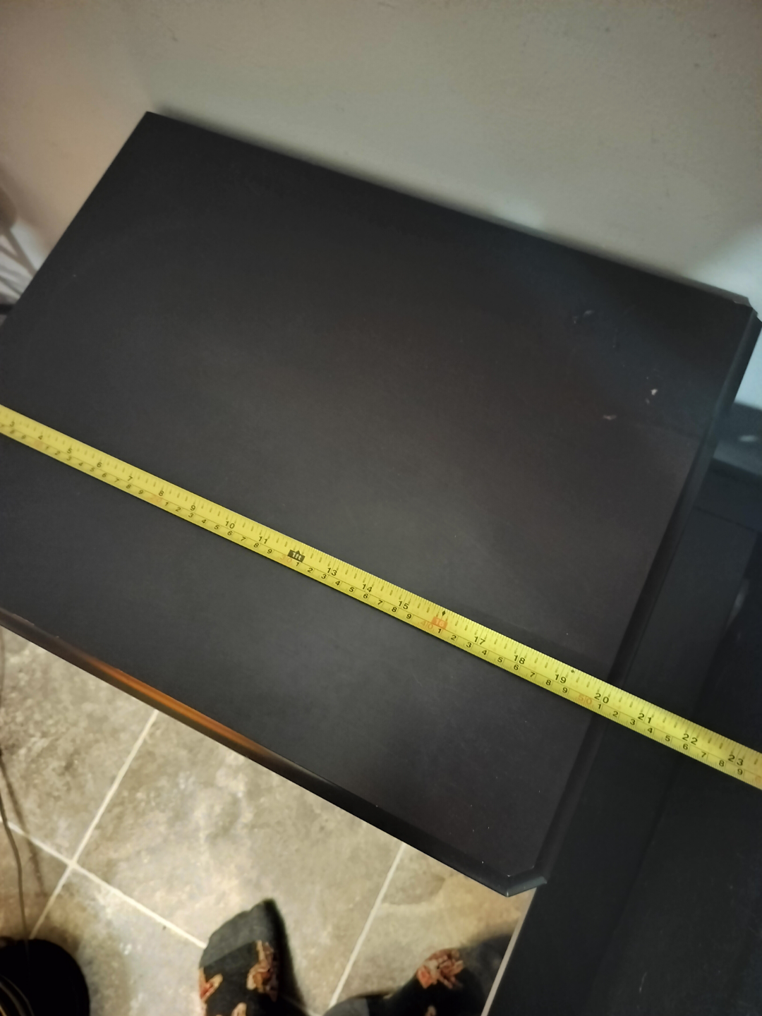 Dark Brown One-Drawer Nightstand - photo 4