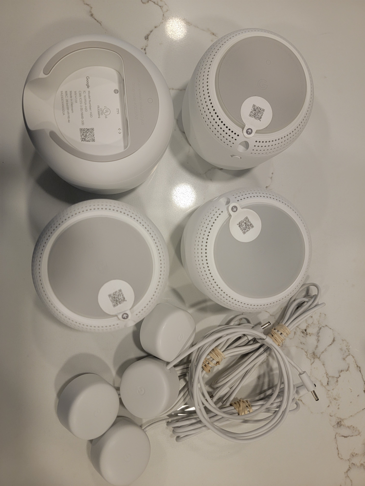 Google Wifi 3-pack mesh network system - photo 2