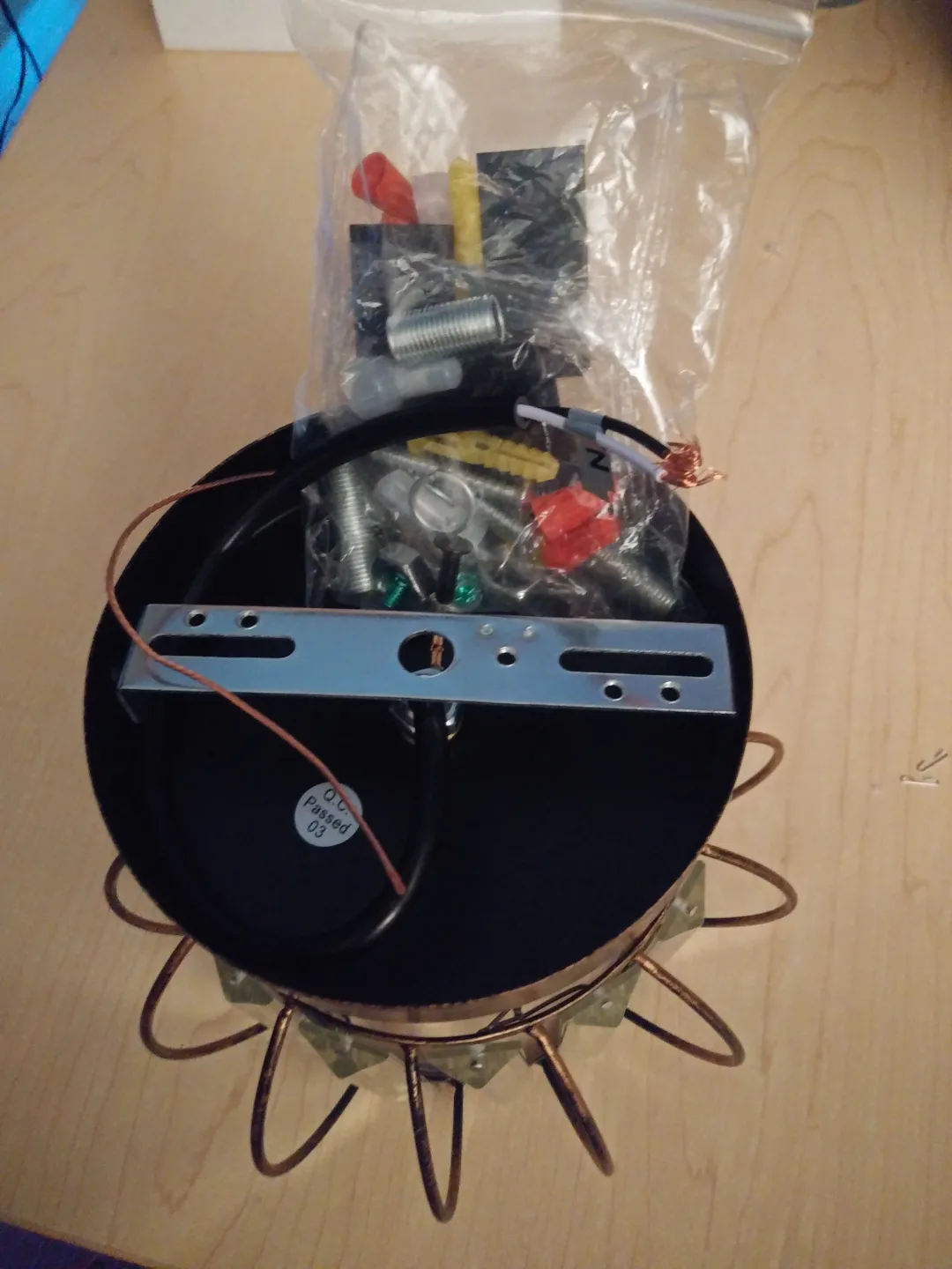 NEW!   Mini Crystal Chandelier (MARKHAM E not BIRCHCLIFFE) image indicator(10)