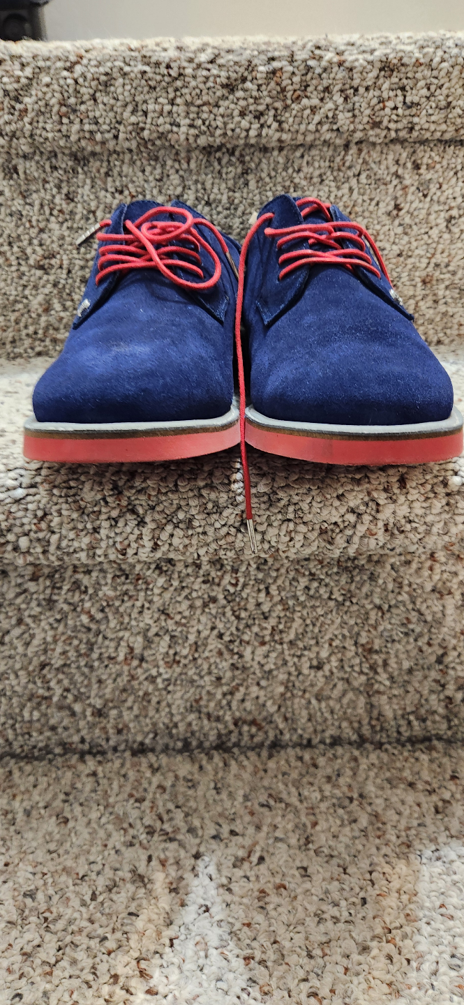 G/FORE Men's Navy Blue Suede Golf Shoes - Size 10