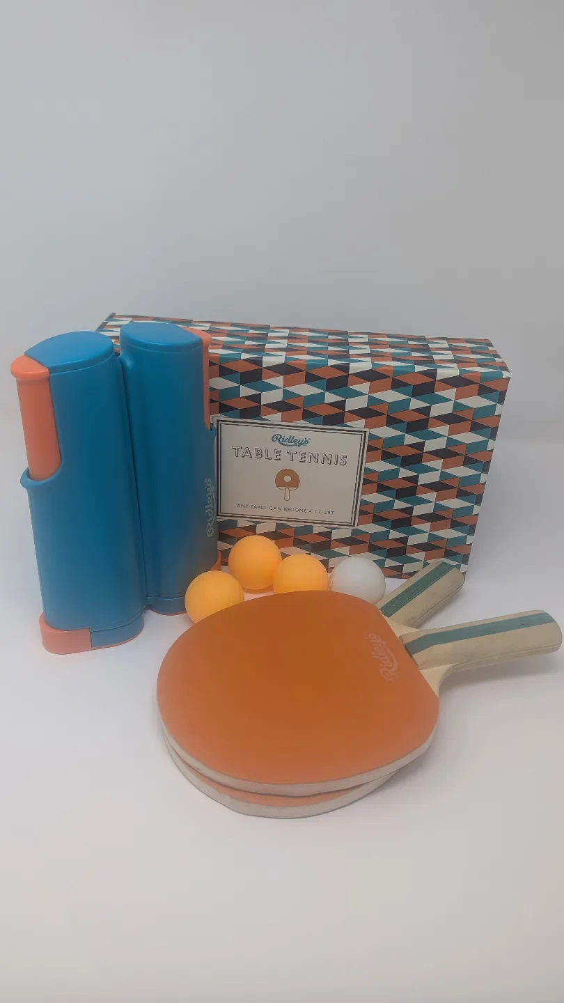 Ridleys Table Tennis Set - Convert Any Table into a Court thumbnail