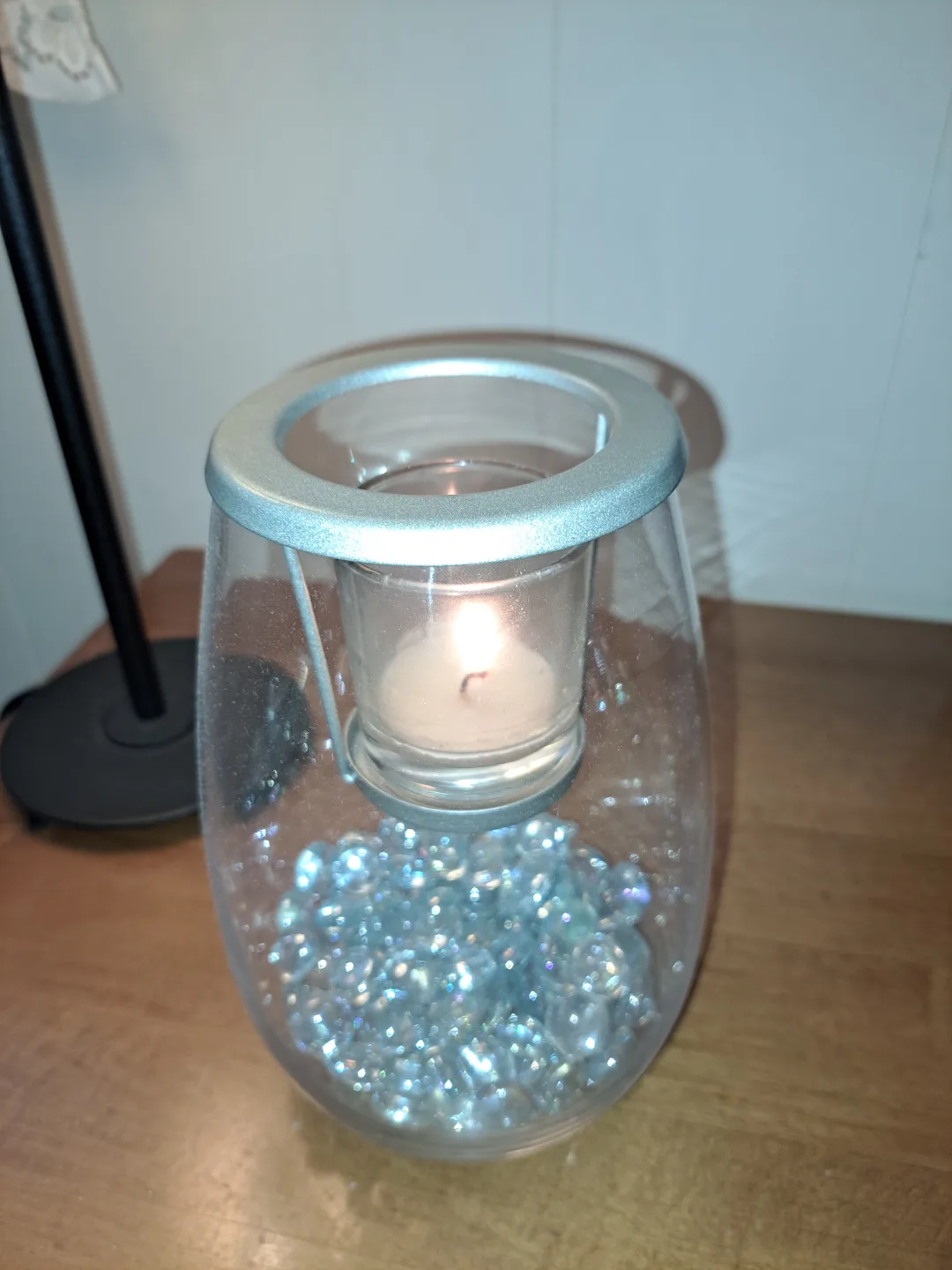 partylite Glass Candle Holder/vase image indicator(2)
