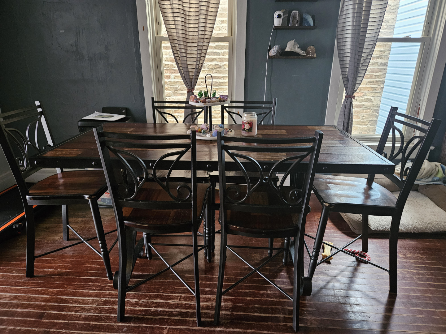 Rustic Farmhouse Dining Table Set - photo 2