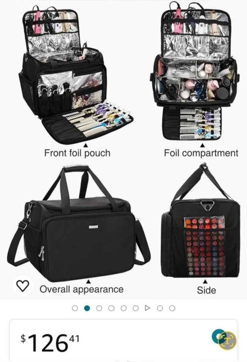 (New)Relavel Professional Hairdressing Shoulder Bag image indicator(4)