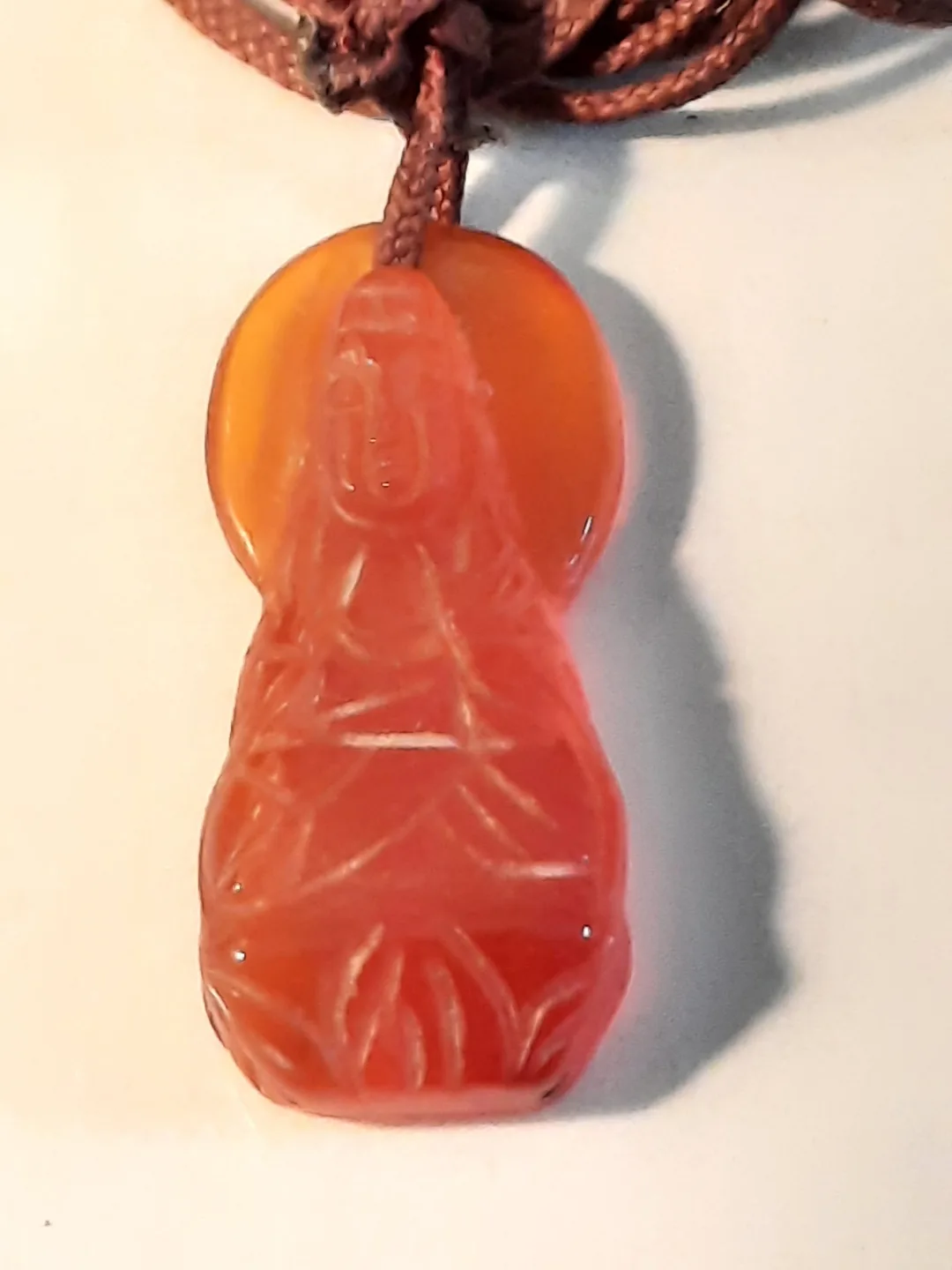 Carved jade pendant ,religious pendant image indicator(5)