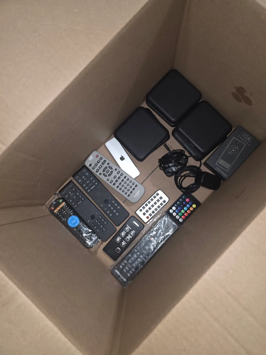 Lot of Remote Controls and HDMI Extenders thumbnail