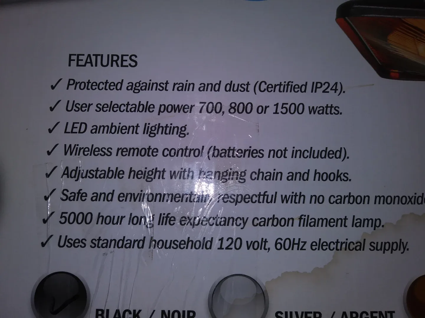 EnerG+ Infrared Hanging Gazebo Heater image indicator(5)