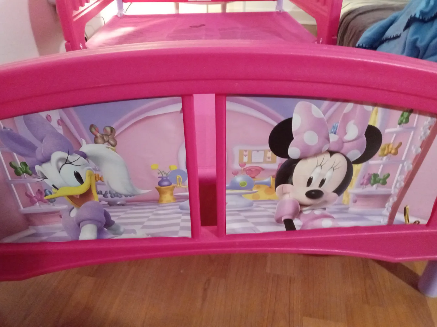 Minnie Mouse Toddler Bed. $50.. Paid $99 image indicator(3)