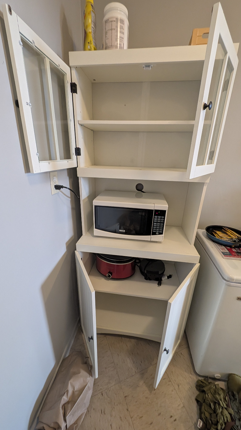 White Kitchen Hutch - PICK UP ONLY - photo 2