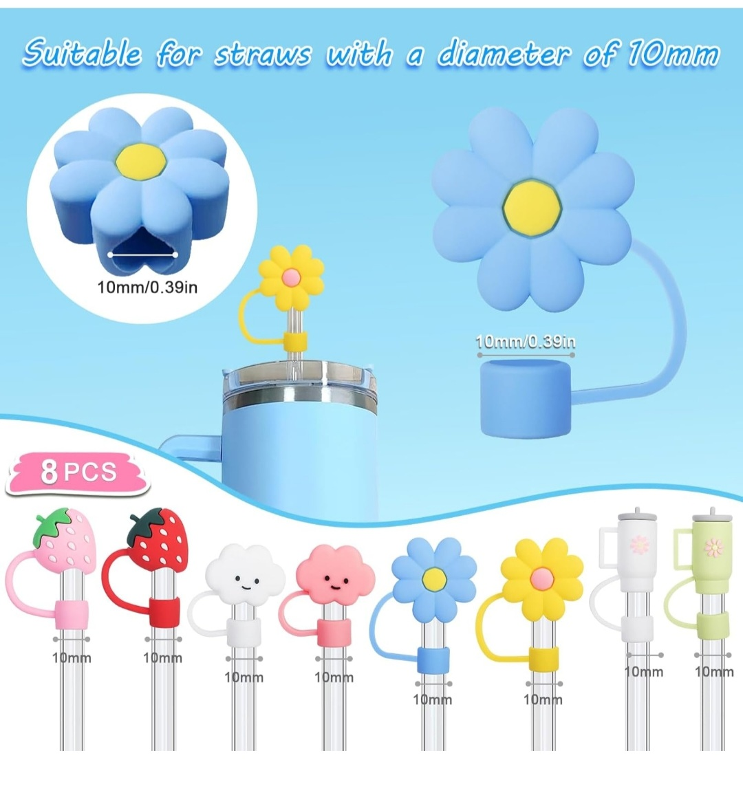 8 Cute Straw Covers - photo 5
