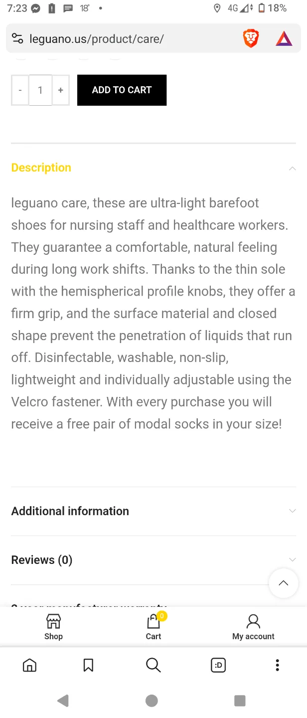 Leguano Care - barefoot shoes Made in Germany 10M / 11.5W image indicator(6)