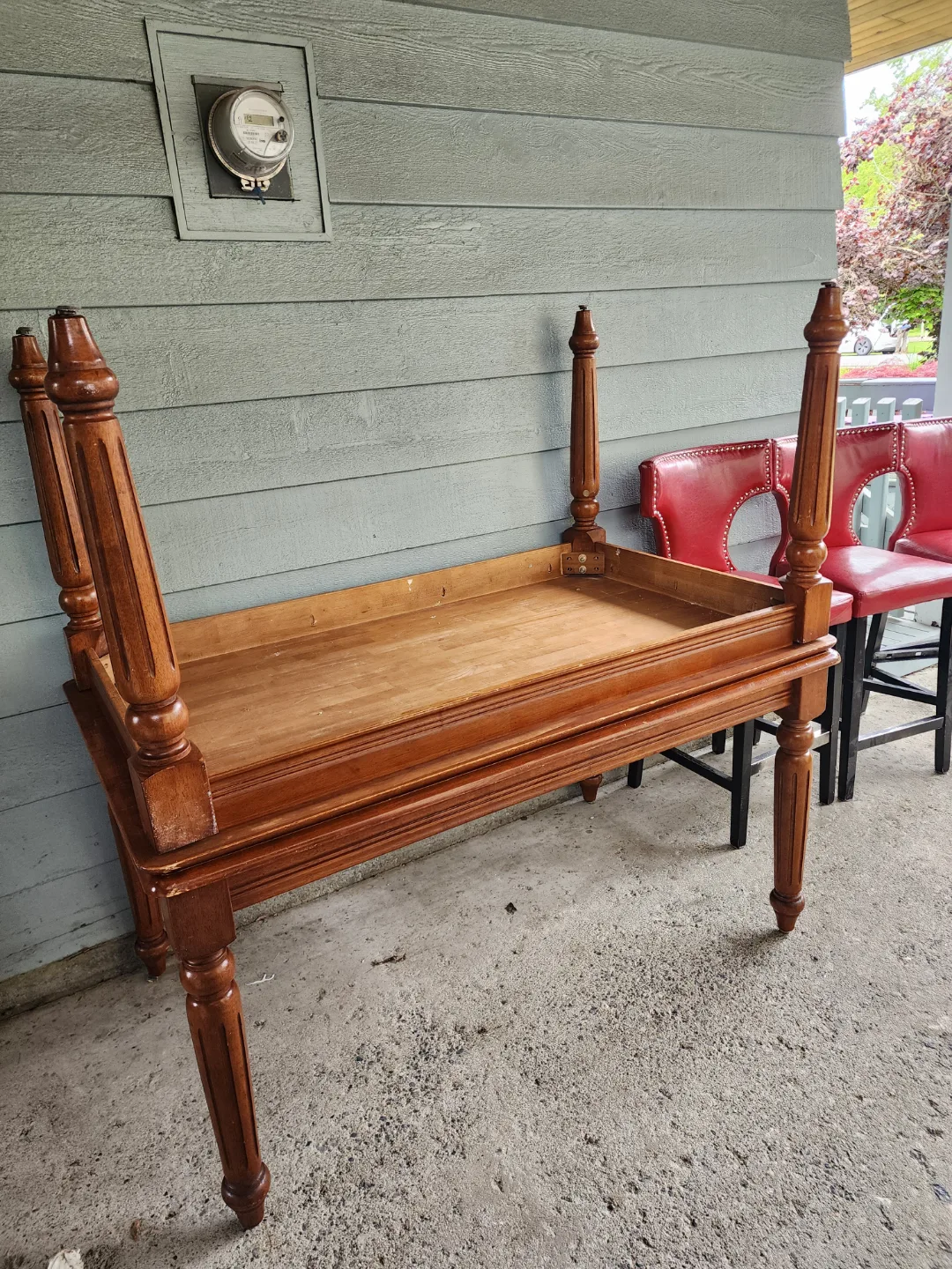 Pair of Wooden Dining Tables image indicator(3)