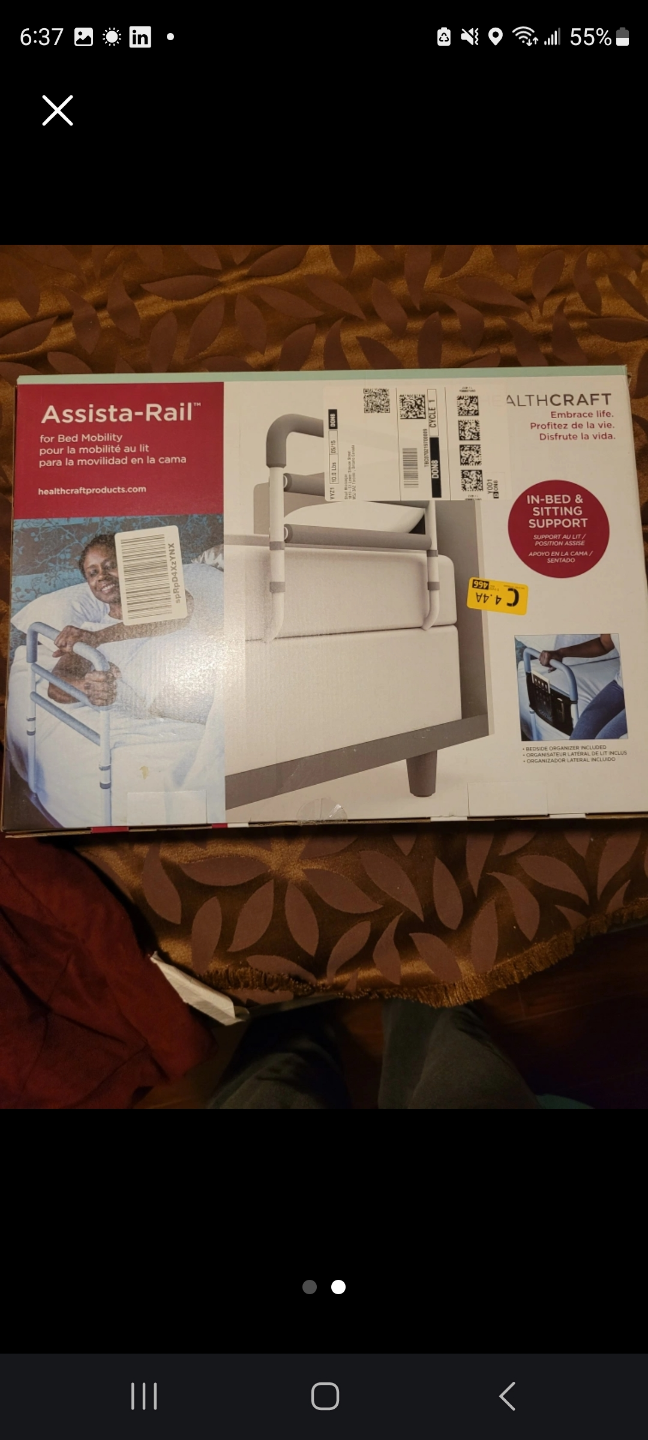 HealthCraft Assista-Rail Bed Mobility Assist