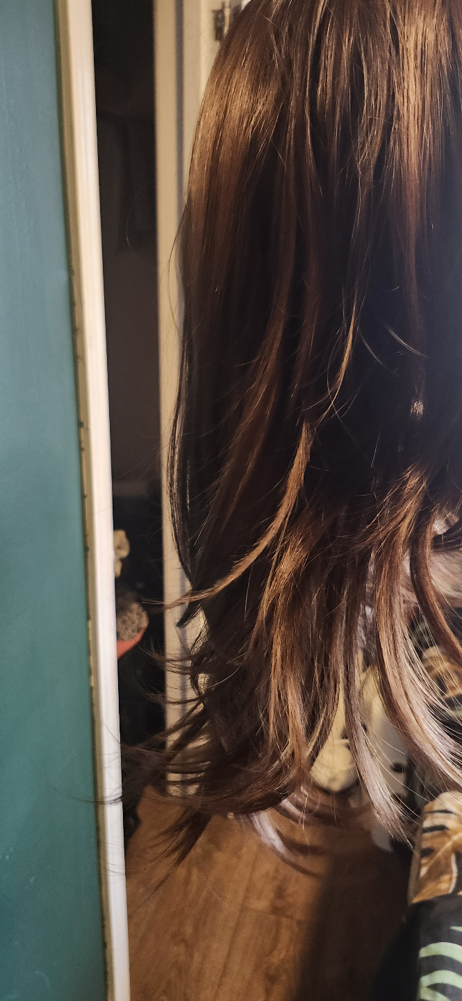 Brown Medium Length Wig - photo 3