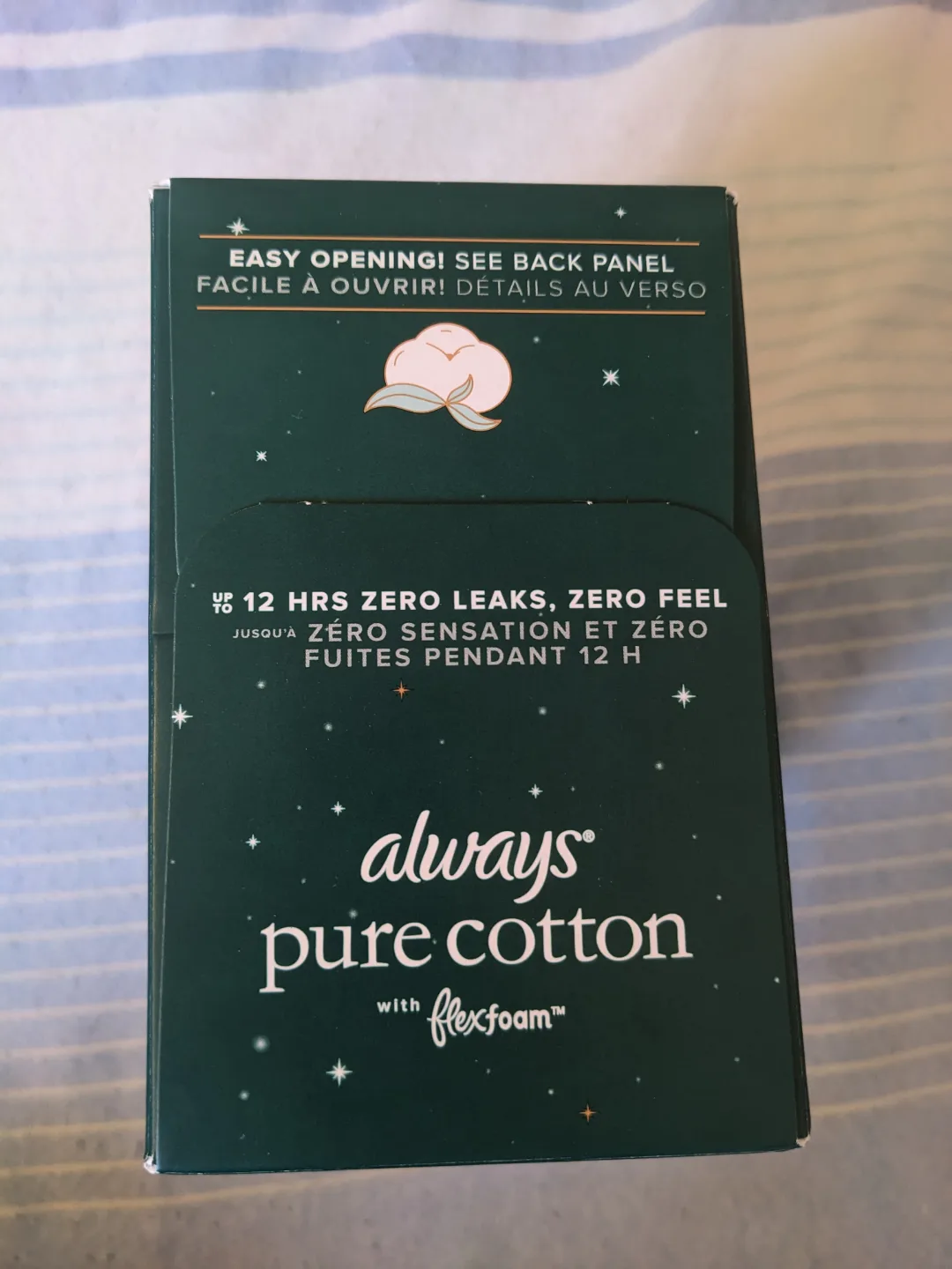Always Pure Cotton with Flexfoam Overnight Pads - Size 5 image indicator(5)
