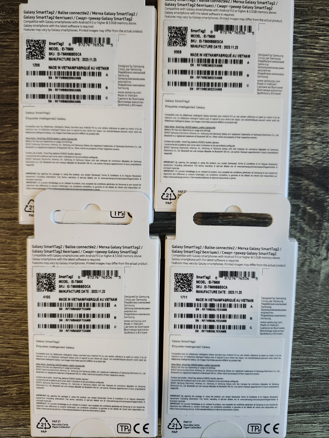 Samsung Galaxy SmartTag2 - 4 Pack - photo 2