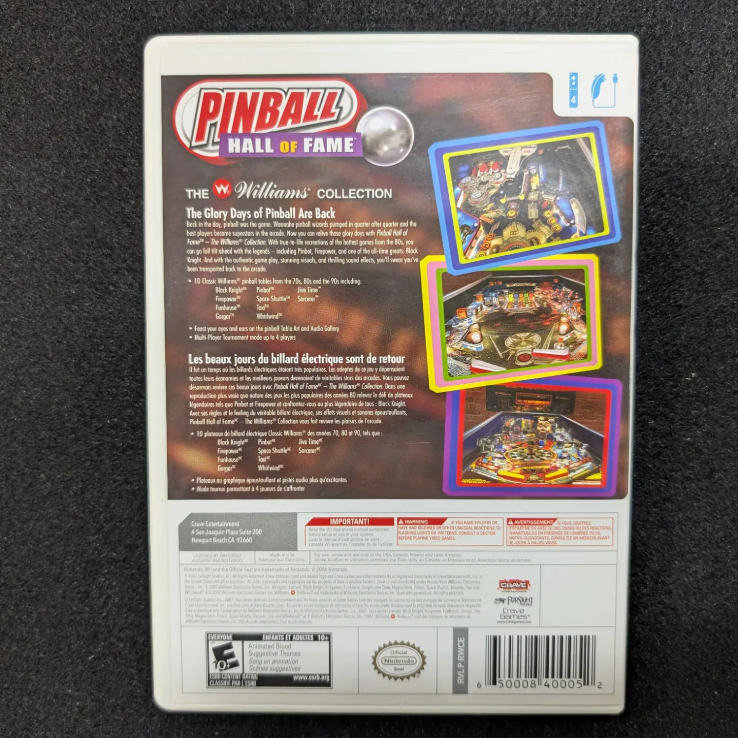 Nintendo Wii - Pinball Hall of Fame image indicator(3)